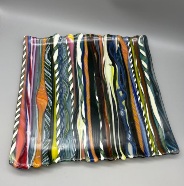 Irene Ultee- Large Fused Glass Plate