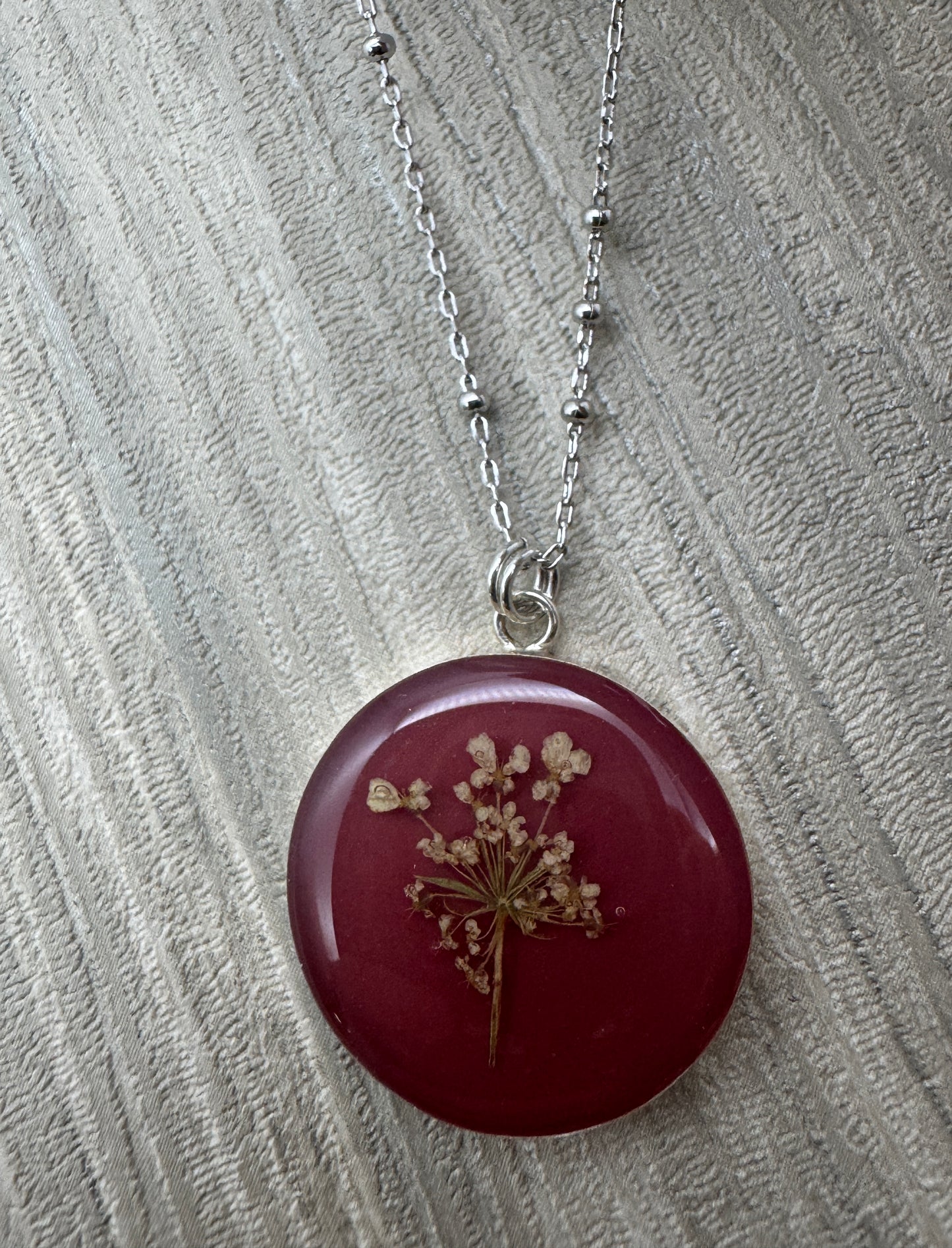 Denise Bush-Queen Anne's Lace Necklace 1