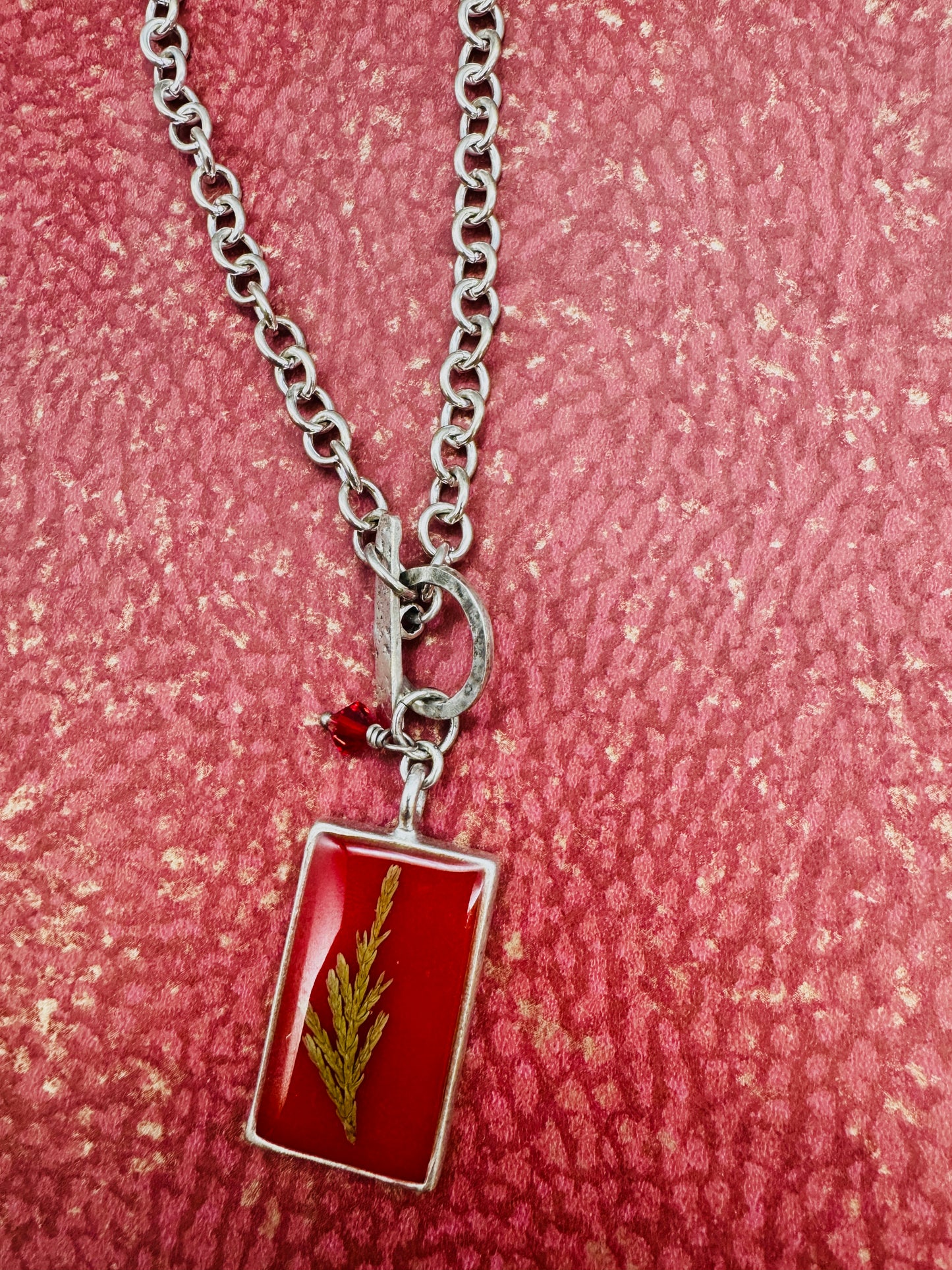 Denise Bush-Aborvitae Toggle Necklace