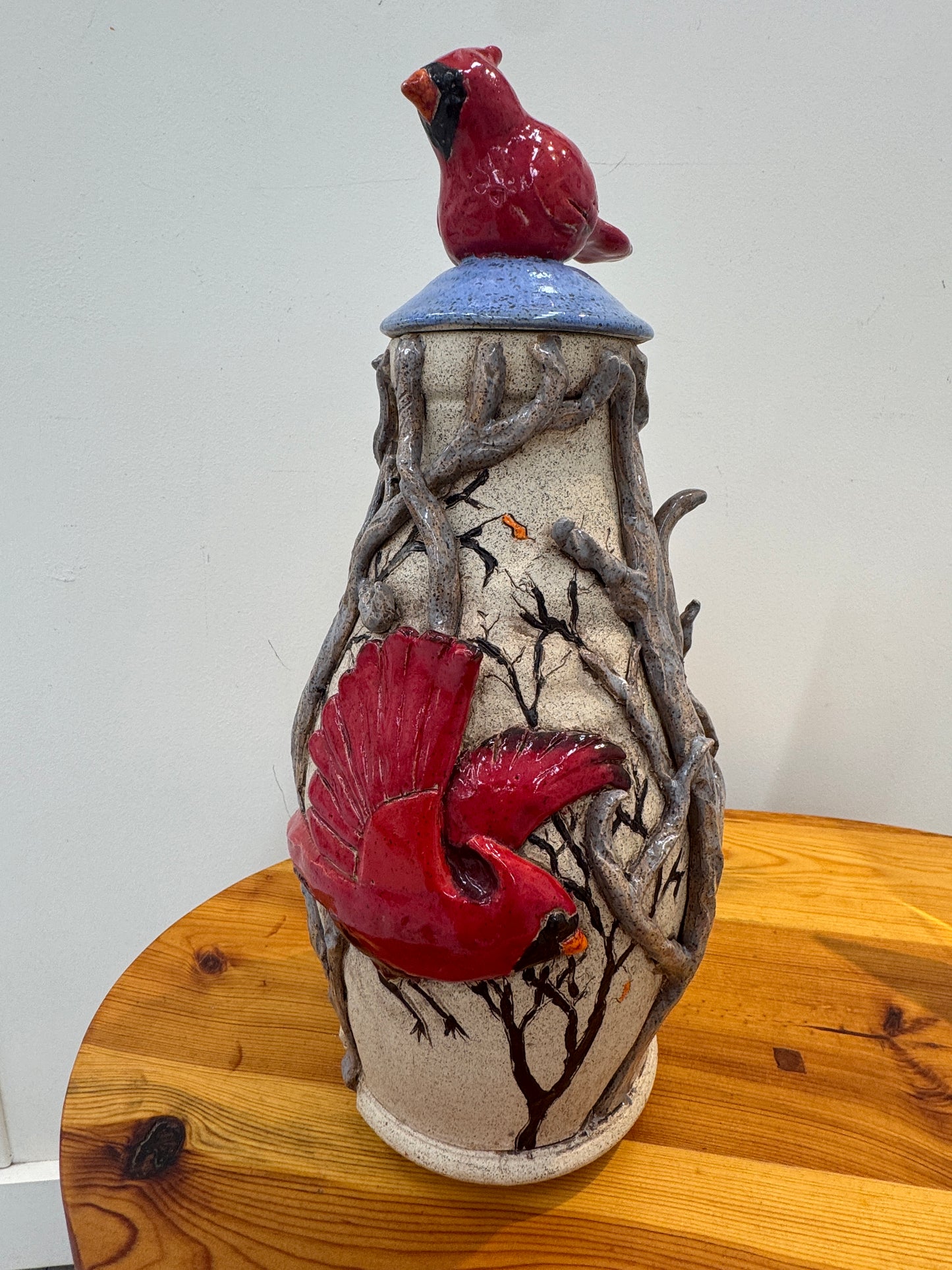 Alicia Daily-Cardinal Jar