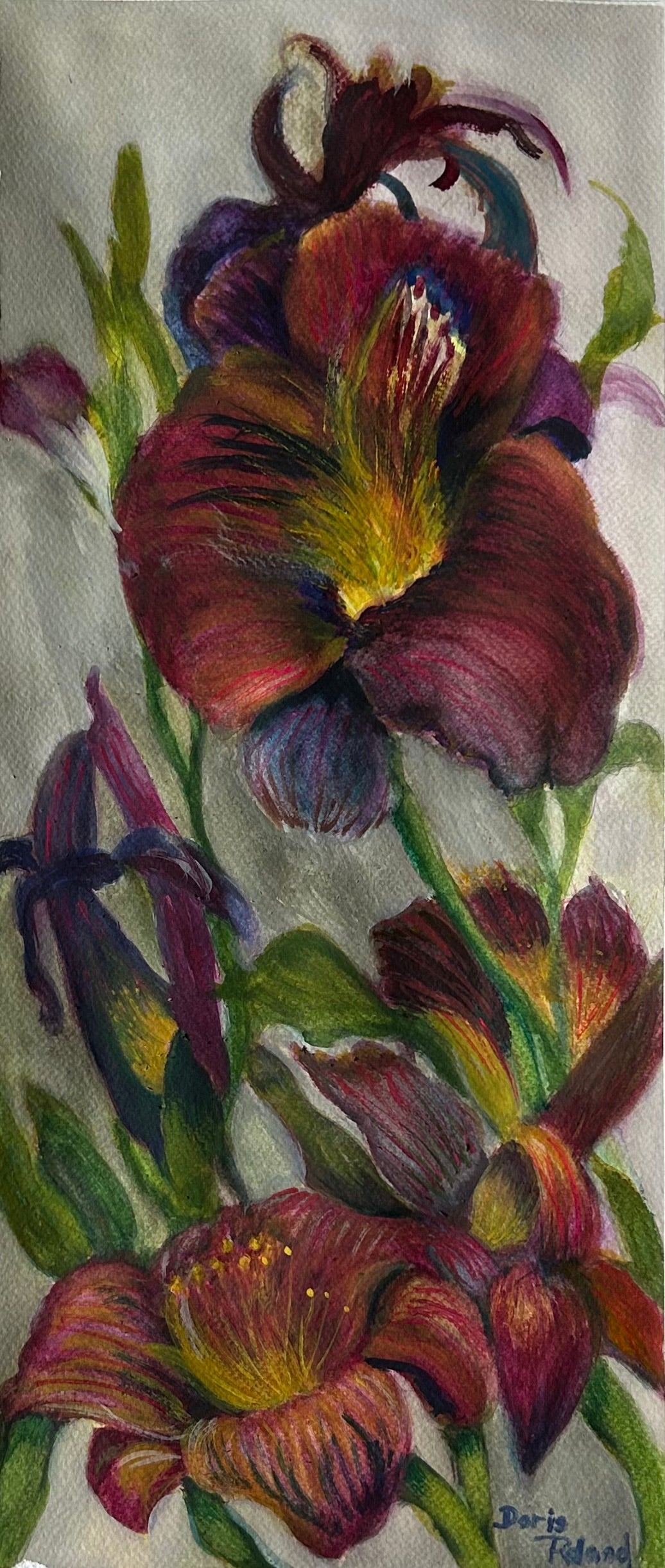 Doris Roland- Black Lilies