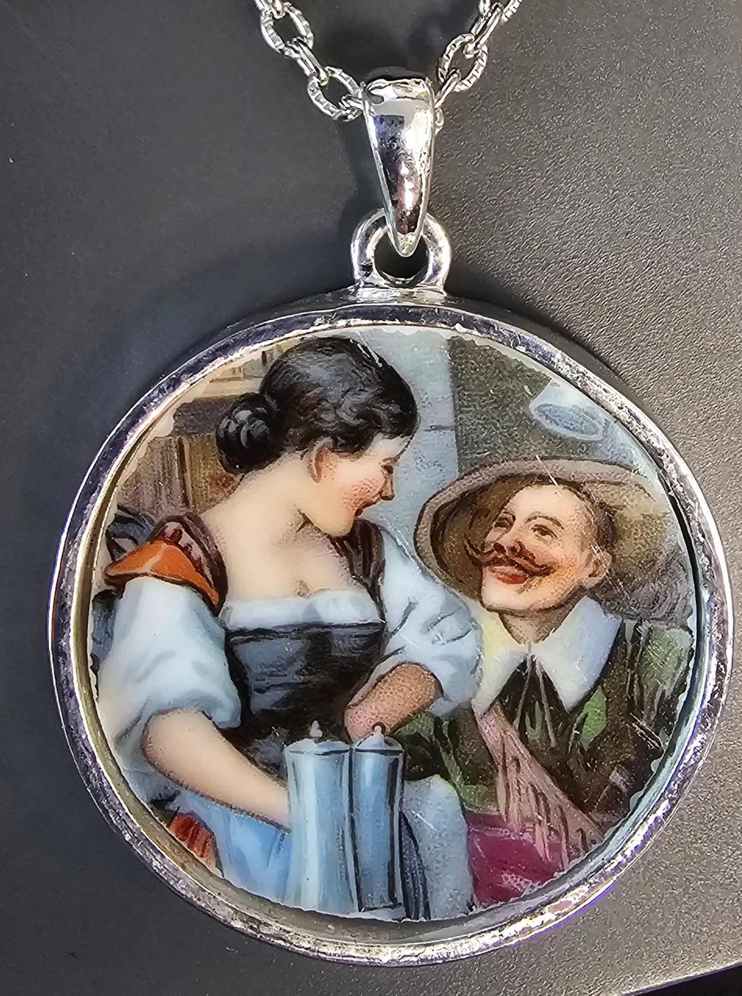 Virginia Coyle -The Barmaid, Broken China Jewelry Necklaces