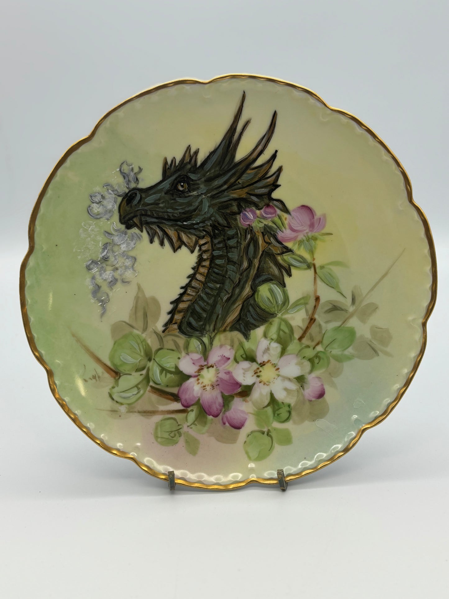 Jennifer Schroeder-Dragon Vintage Plate