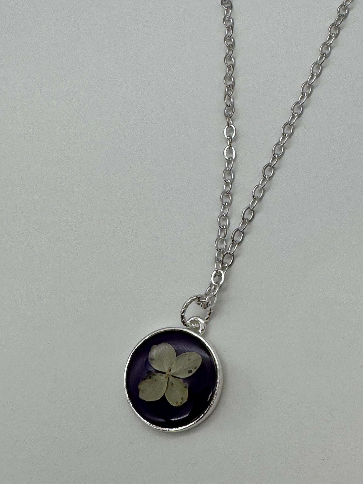 Denise Bush-Purple Hydrangea Necklace
