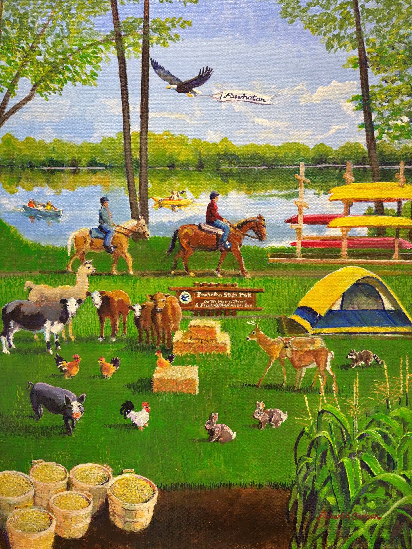 Bob Carlson-Powhatan, VA Walmart Mural