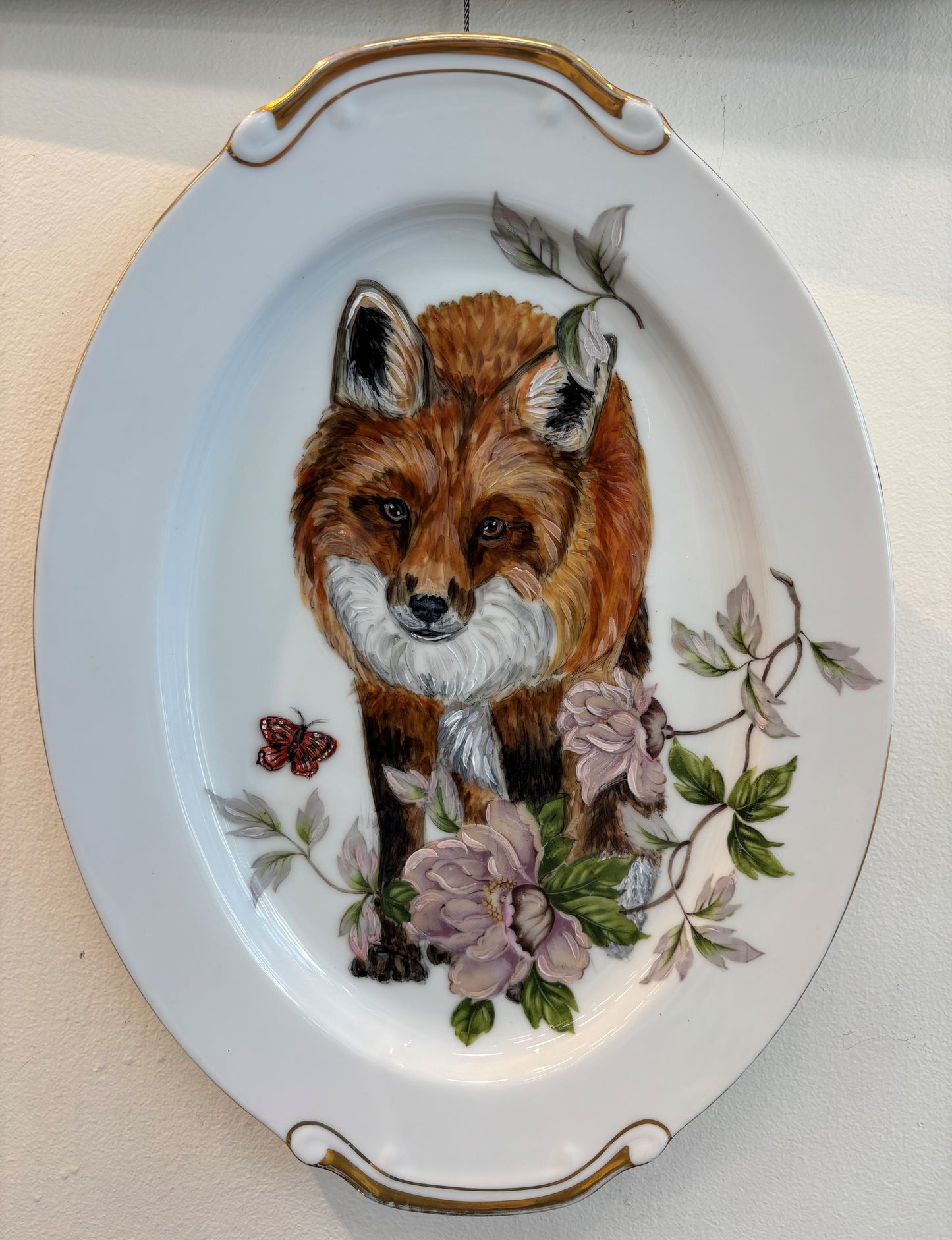 Jennifer Schroeder-Fox and Friend Vintage Plate