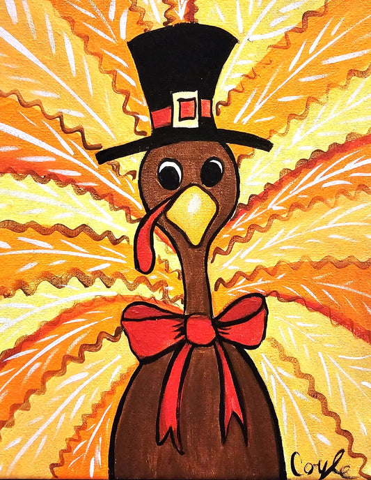 Turkey Time - Canvas Painting - Art Kit to Go