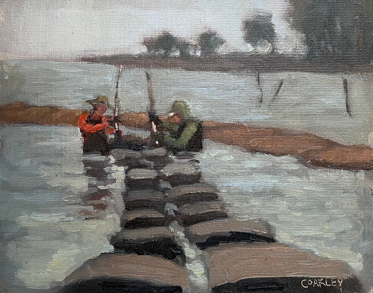 Coakley Brown-Tending Oysters