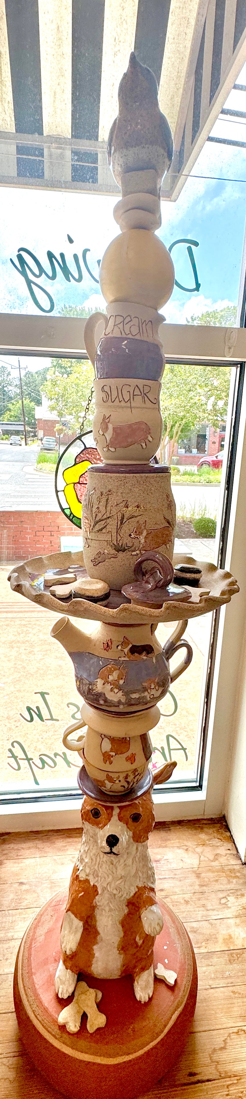 Alicia Daily-Corgi Stack of Pottery