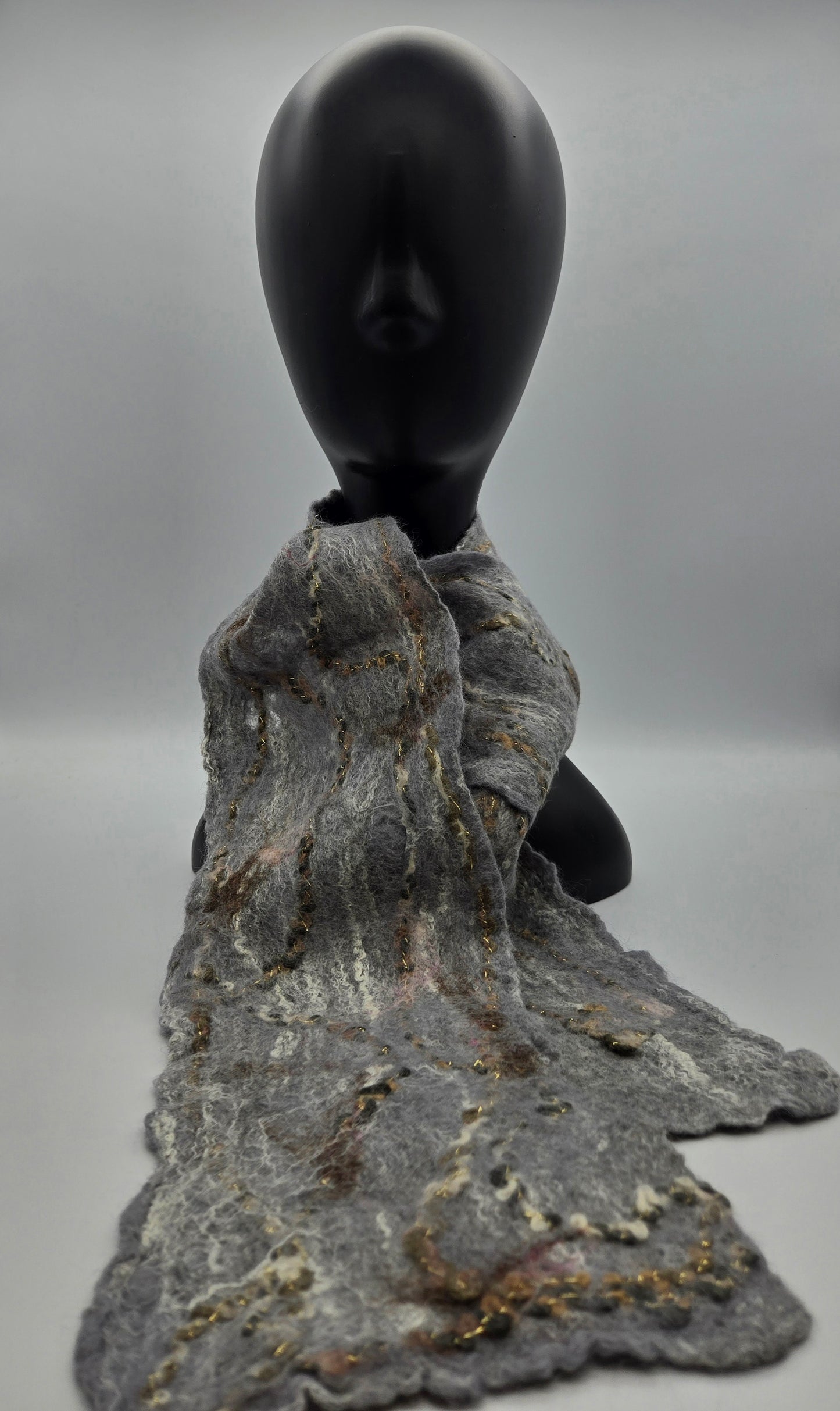 Melissa Gordon-Grey Silk Scarf