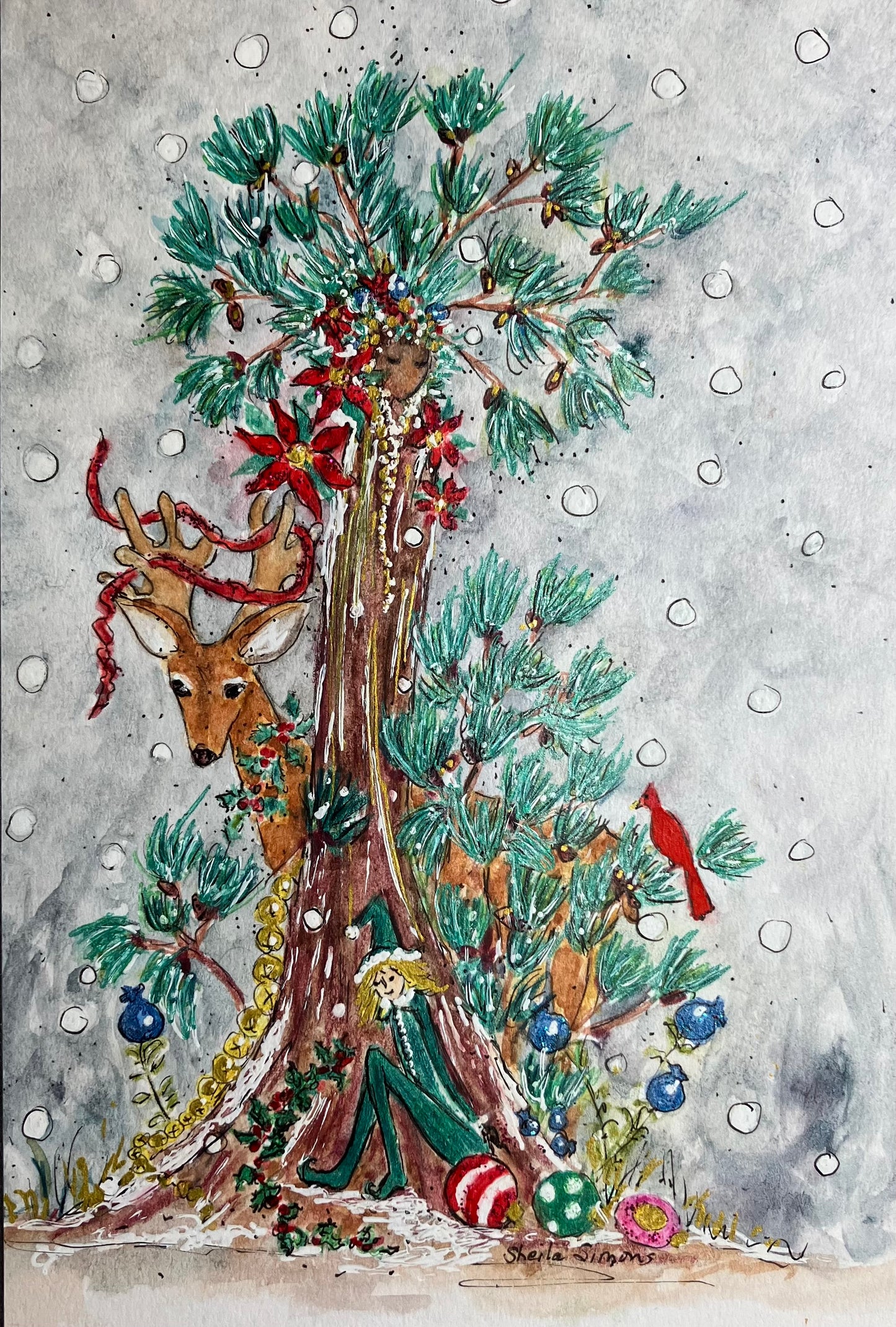 Sheila Simons-Festive Gathering