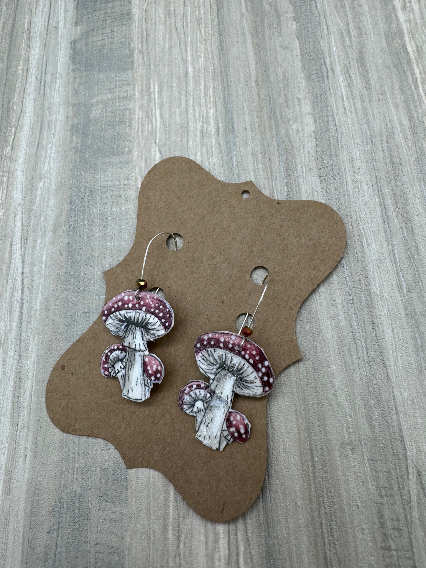 Jennifer Schroeder- Mushroom Earrings