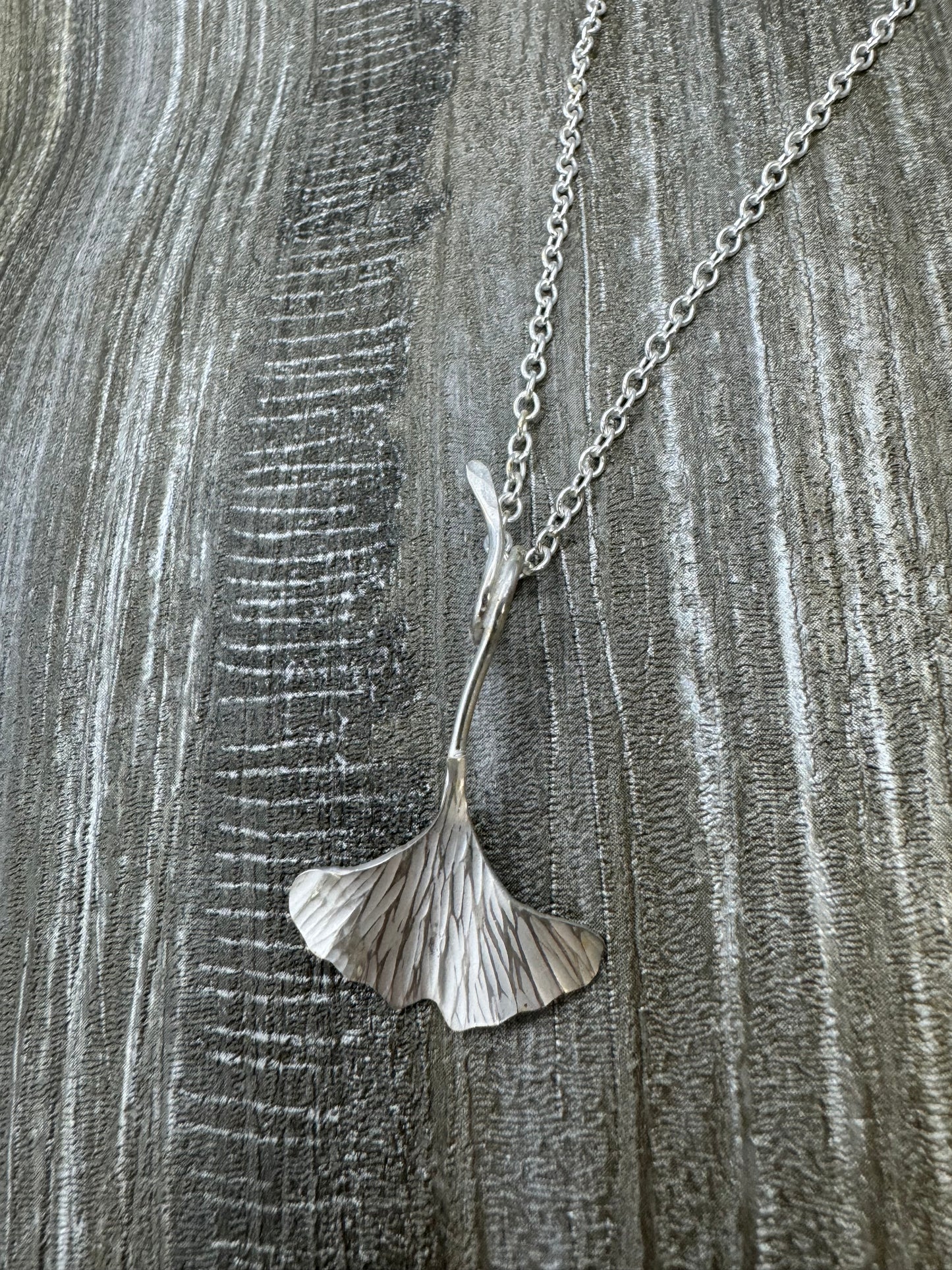 Robin Grabinska-Gingko Necklace