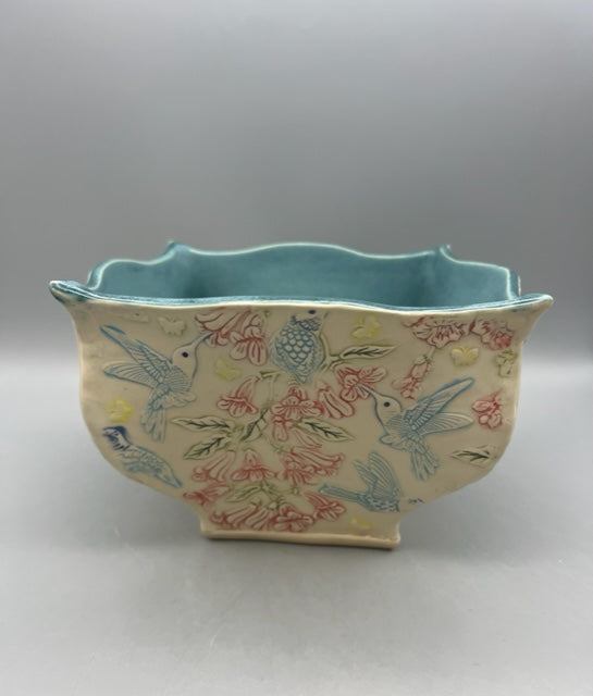 Sue Henshaw- Hummingbird Pot