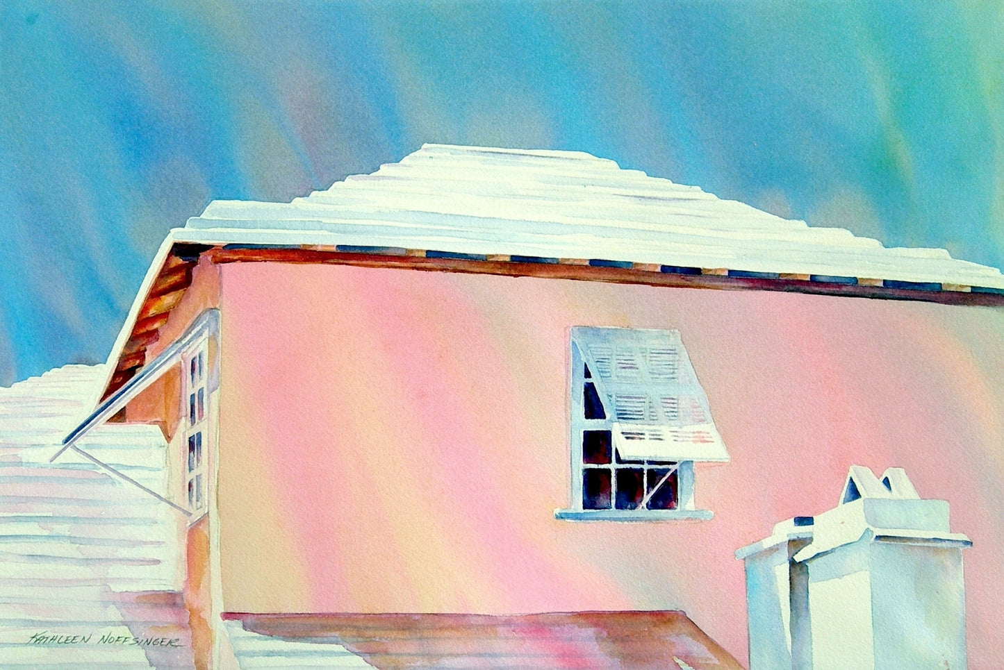 Kathleen Noffsinger - Pastel Cottage Giclee