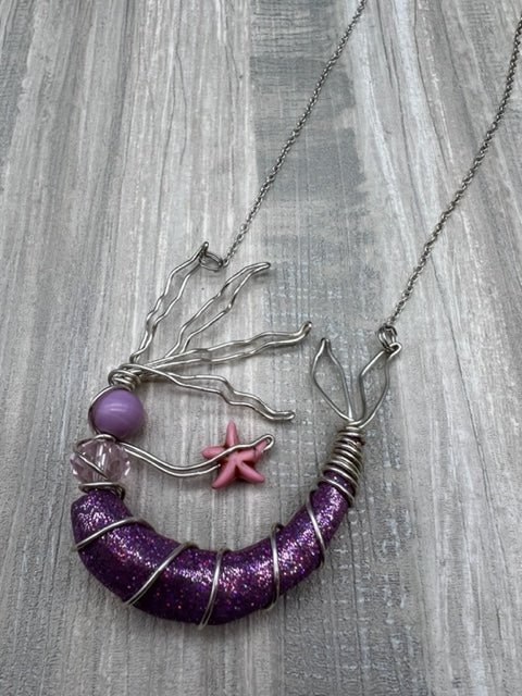 Victoria Watson - Pink Mermaid Necklace