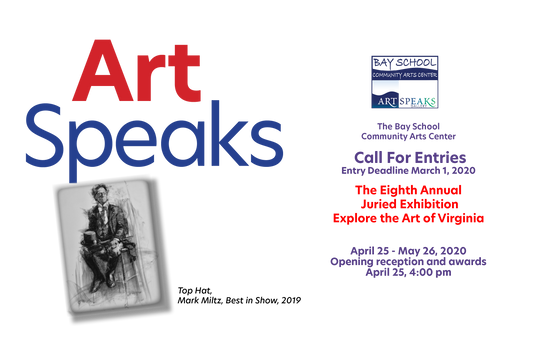 Call for Artists to Enter the Art Speaks 2020 Juried Exhibition