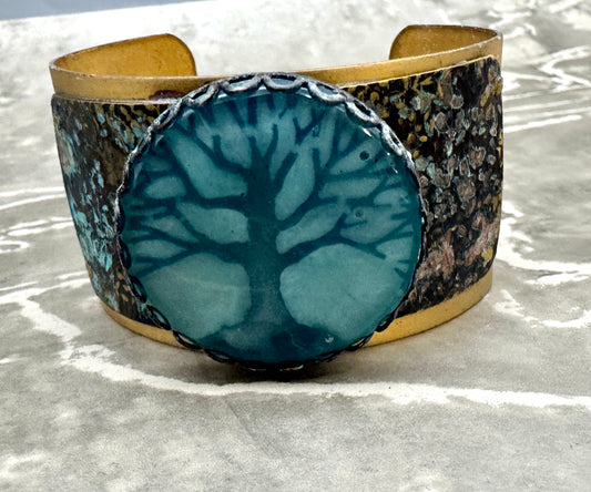 Denise Bush- Tree of Life Cuff Bracelet
