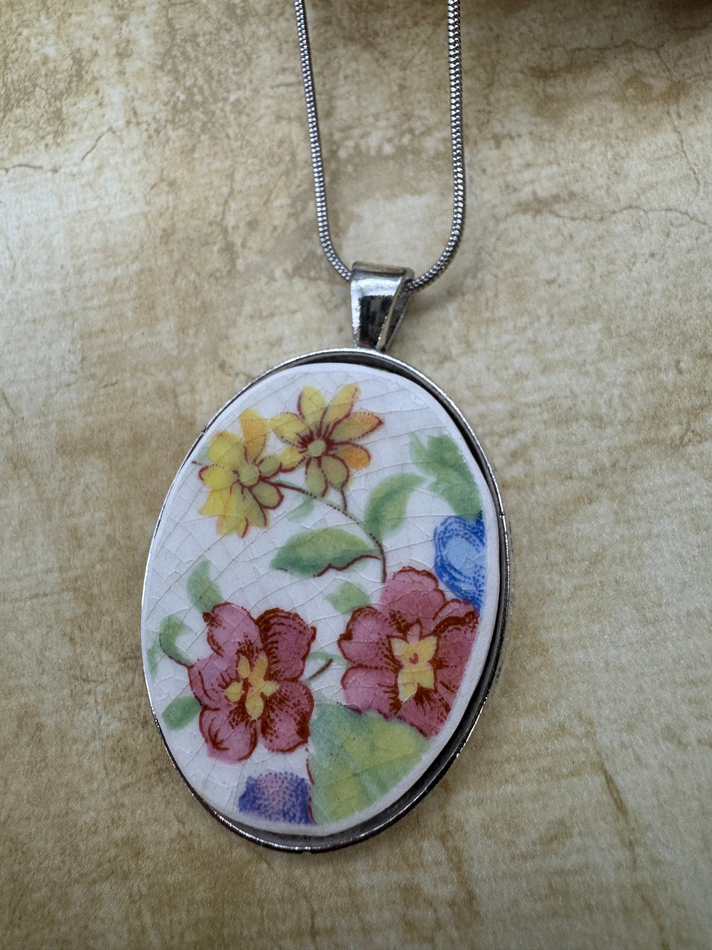 Virginia Coyle-Spring Flowers Necklace