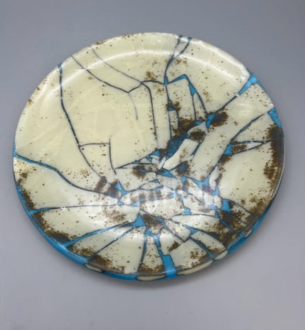 Irene Ultee- Circle Fused Glass Plate