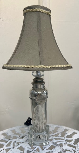 Timothy Dooley-Vintage 1930s Silver Plated Cocktail Shaker Lamp