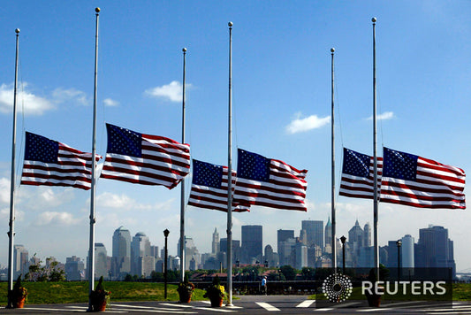2002-09-11 Half staff flags RTRAMU1