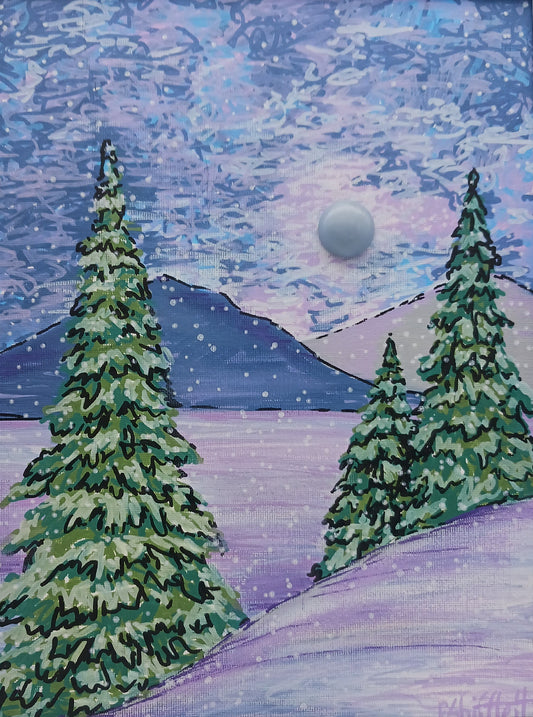 Peggy Shifflett-Evening Snowfall