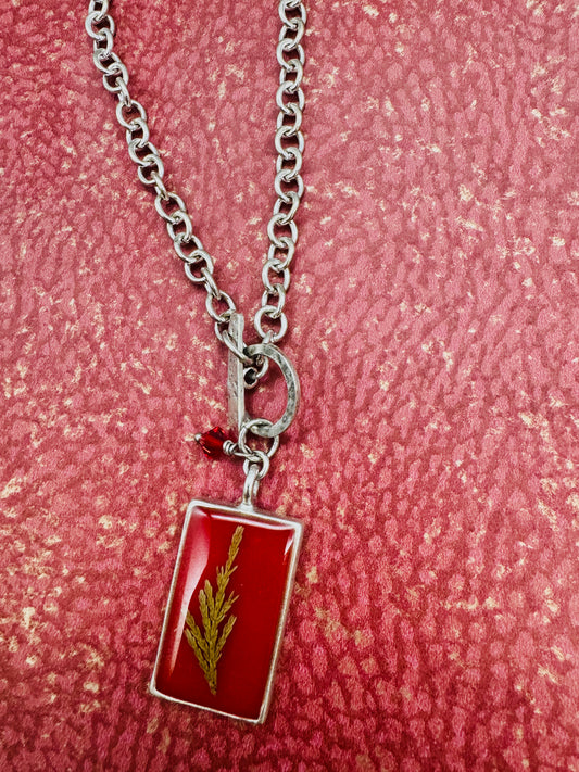 Denise Bush-Aborvitae Toggle Necklace