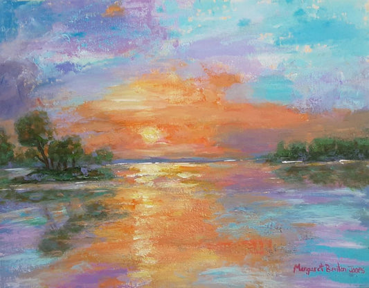 Margaret Benton-Jones - Sunset on Mobjack Bay