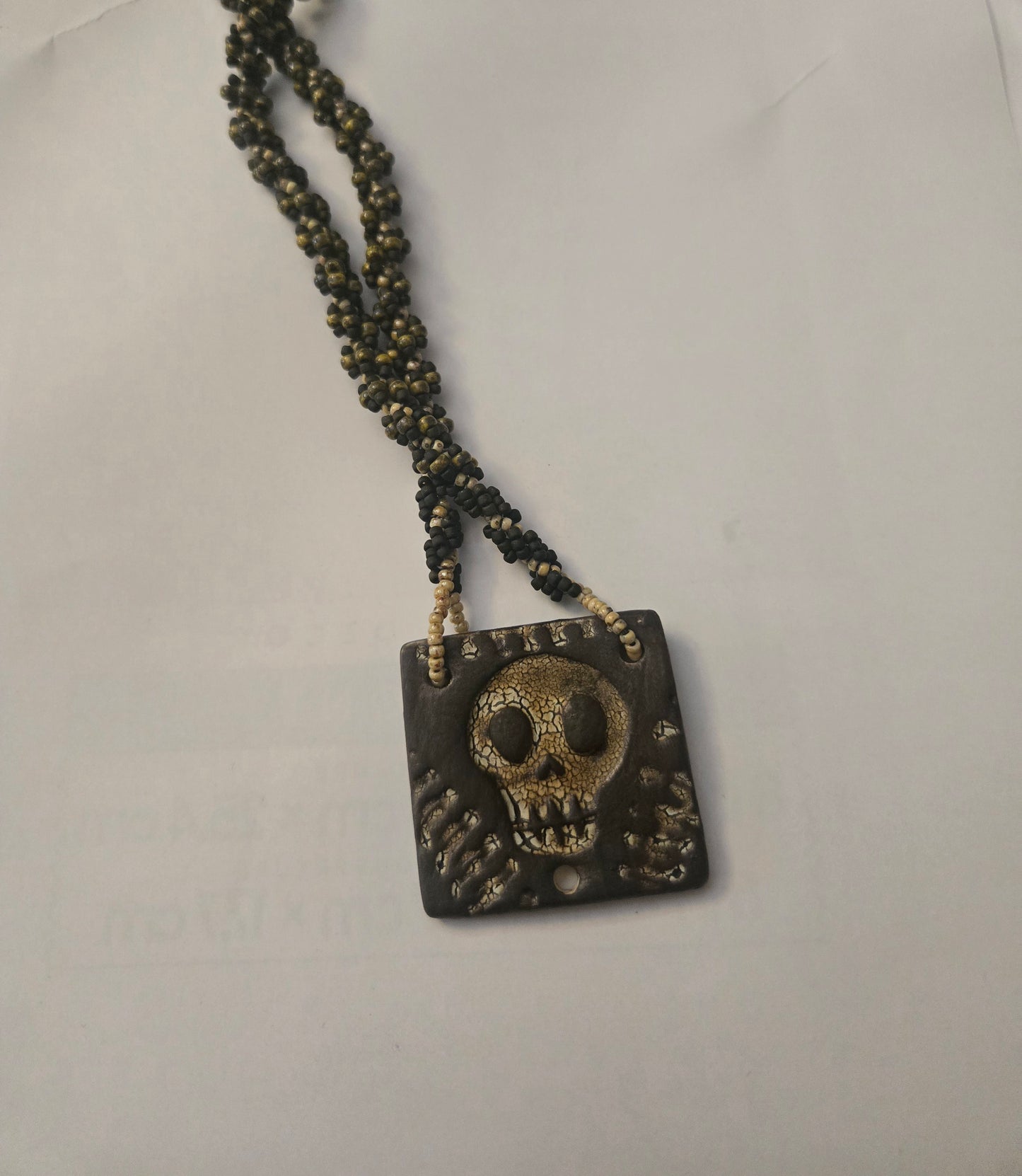 Catherine Bond-Mr. Skull and Bones Necklace