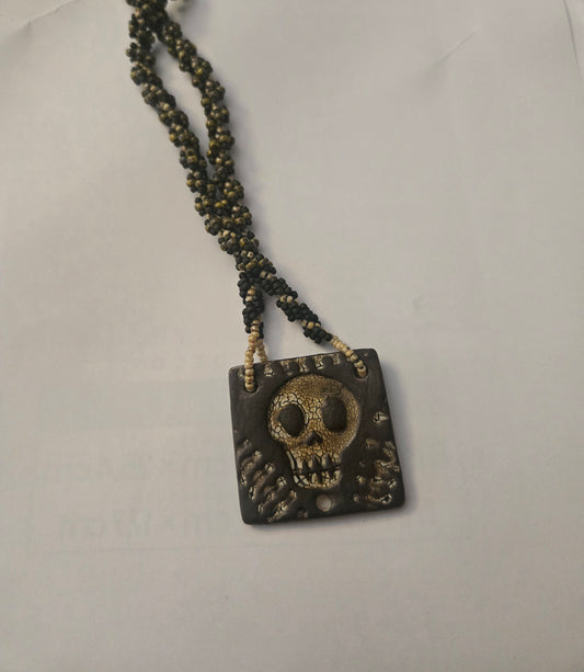 Catherine Bond-Mr. Skull and Bones Necklace