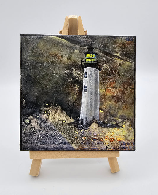 Virginia Coyle -Citrasolv Art/Mixed Media "Standing Strong in The Storm"