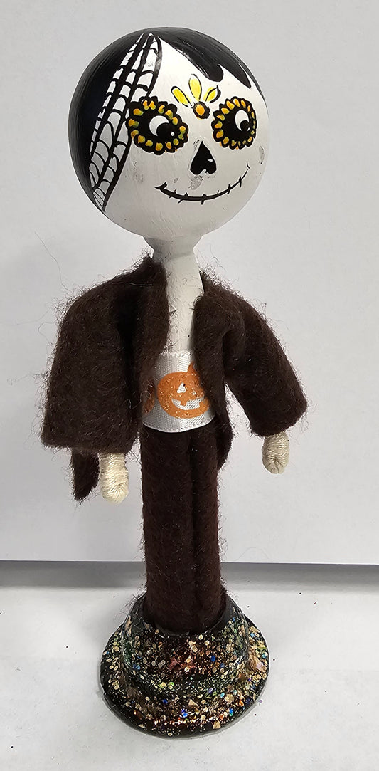Virginia Coyle - Day of the Dead Peg Doll