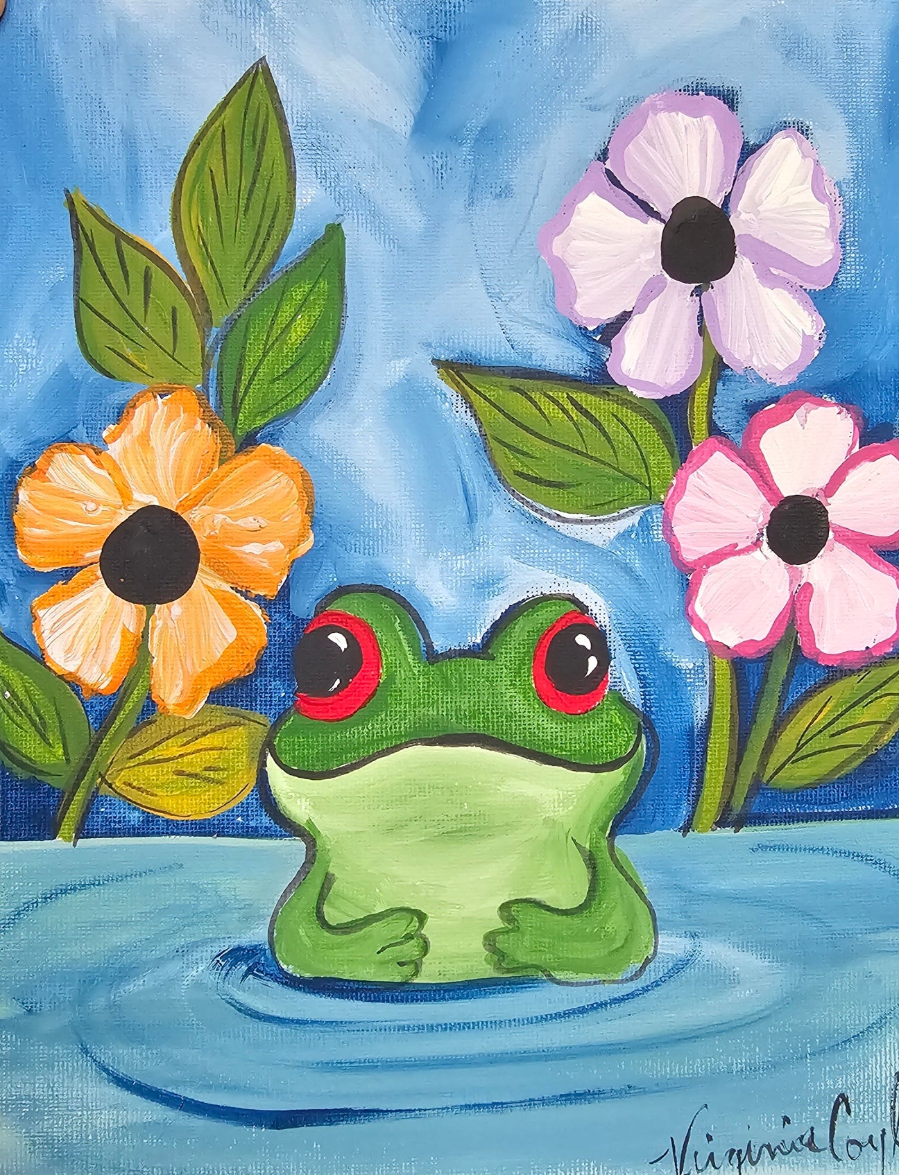 Don't Worry, Be Hoppy - Canvas Painting - Art Kit to Go