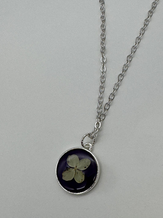 Denise Bush-Purple Hydrangea Necklace