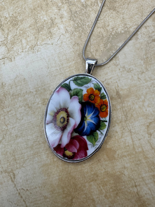 Virginia Coyle-Flowers China Necklace