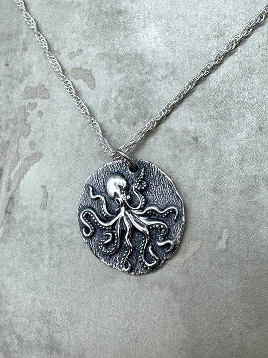 Jim and Linda Harrison - Octopus Sterling Silver Necklace