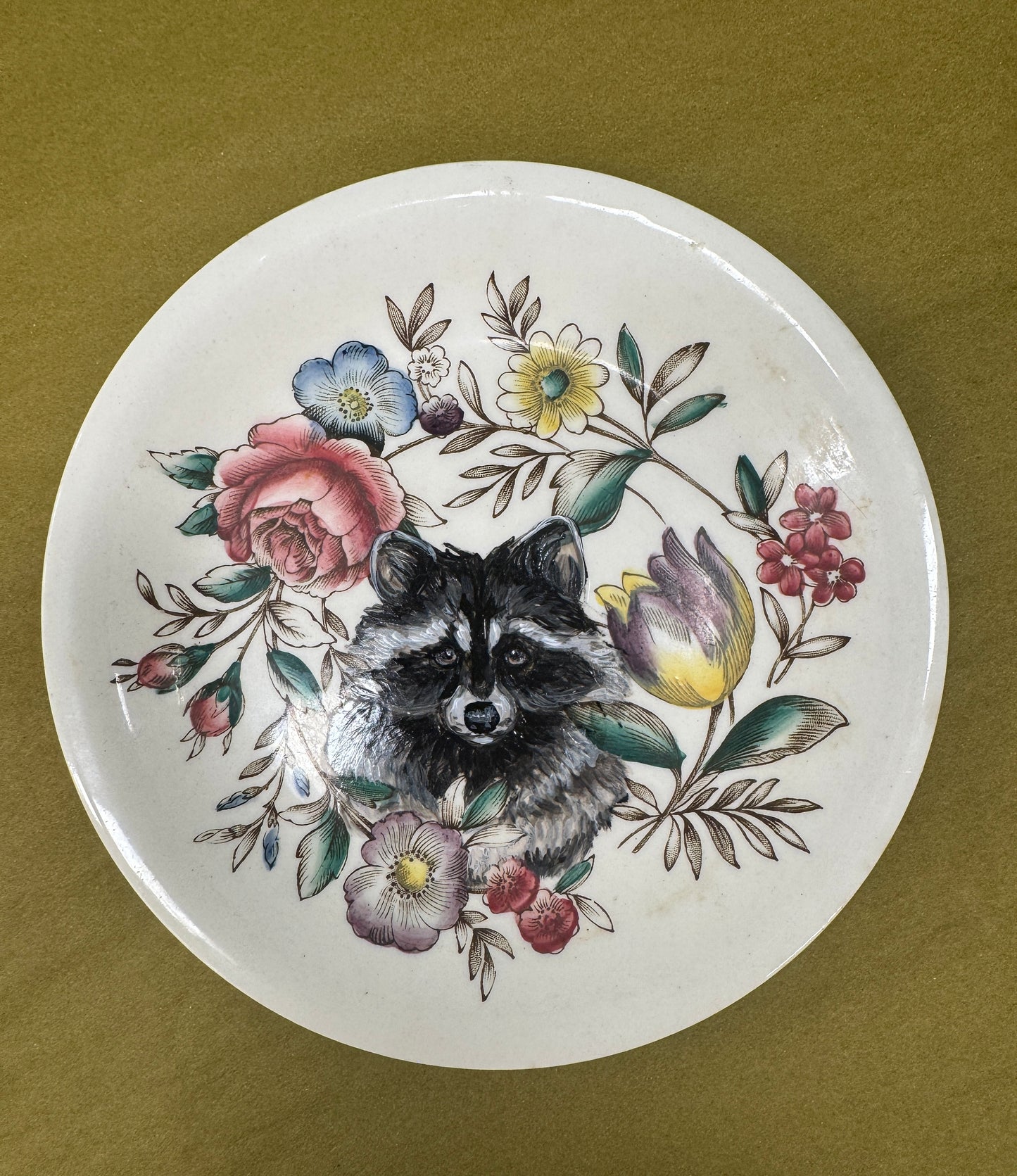 Jennifer Schroeder- Raccoon little Plate