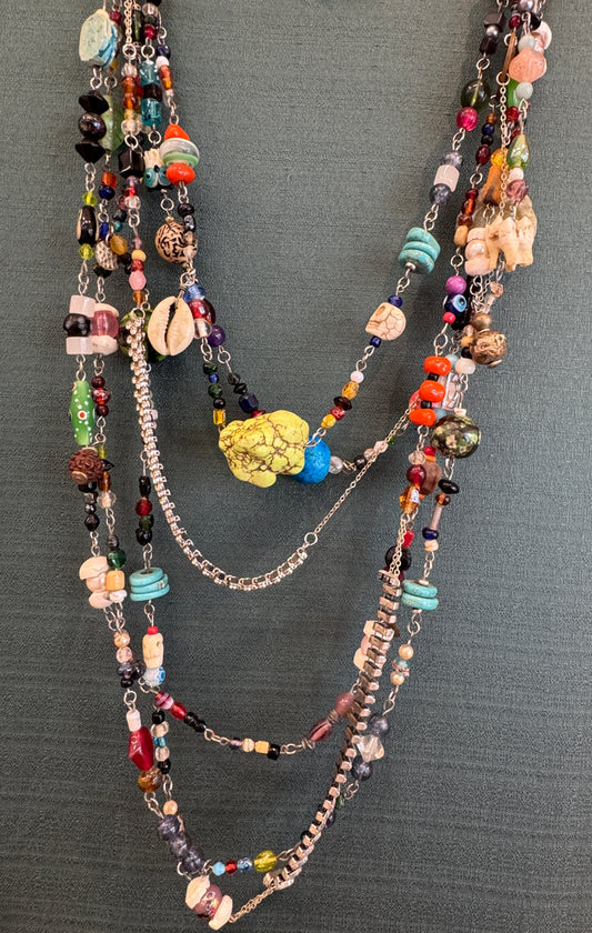 Lindsay Phaup-Multi Layered Necklace Beaded
