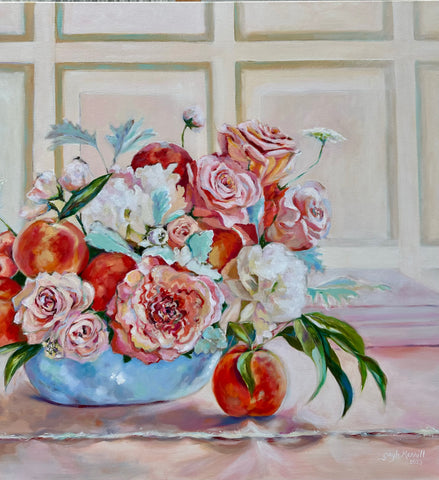 Gayle Merrill - Peachy Bouquet