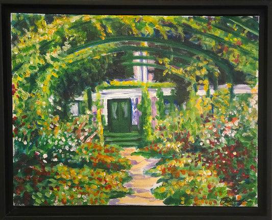 Juli Schuszler-Garden Path at Giverny