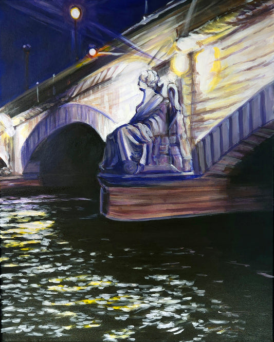 Juli Schuszler-On the Siene in the City of Lights