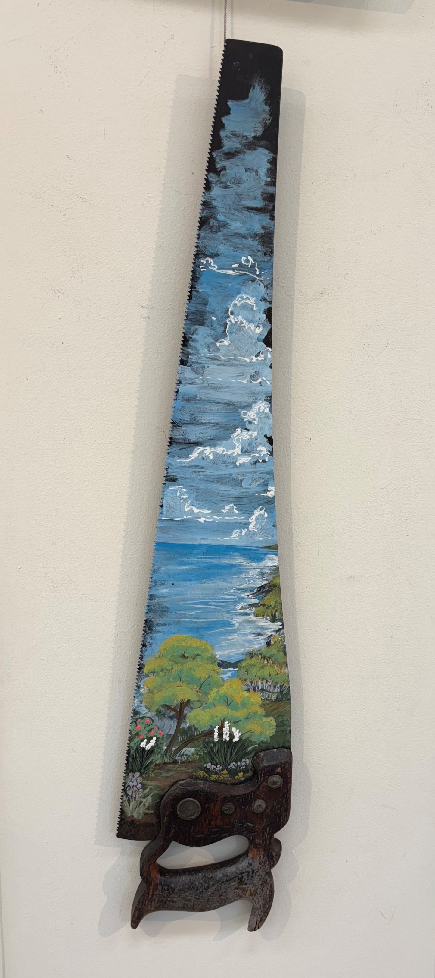 Peggy Shifflett- Painted Vintage Saw