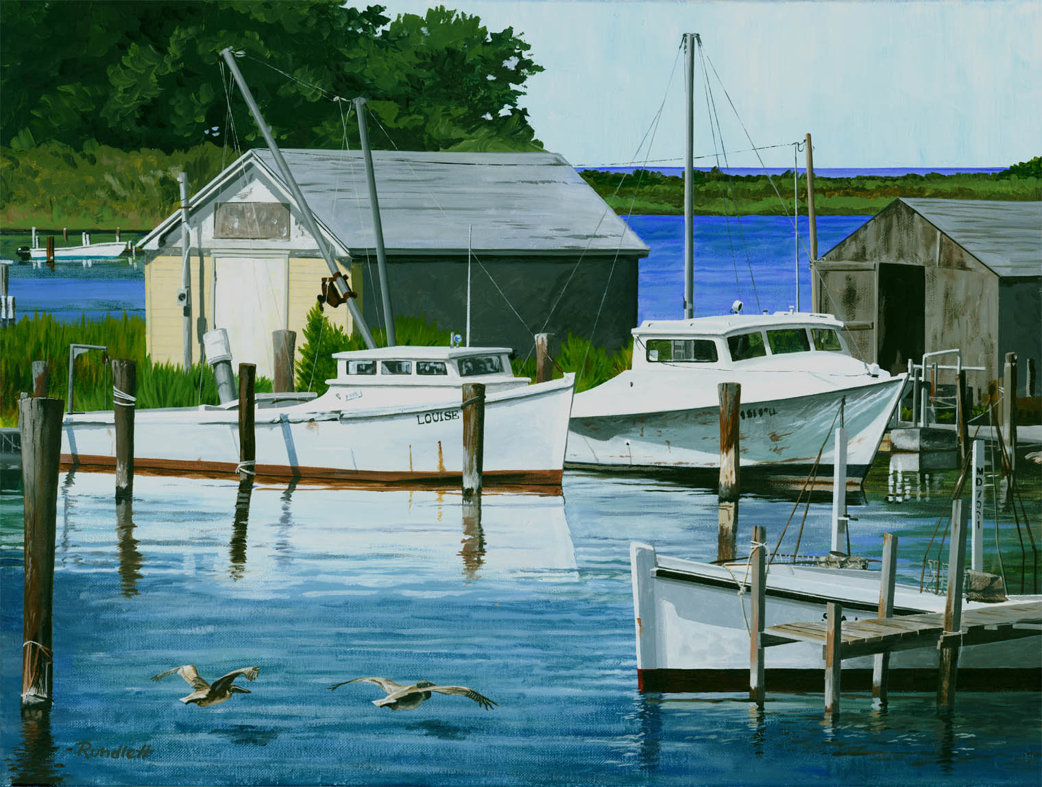 Dennis Rundlett -  Smiths Island , Maryland Giclee