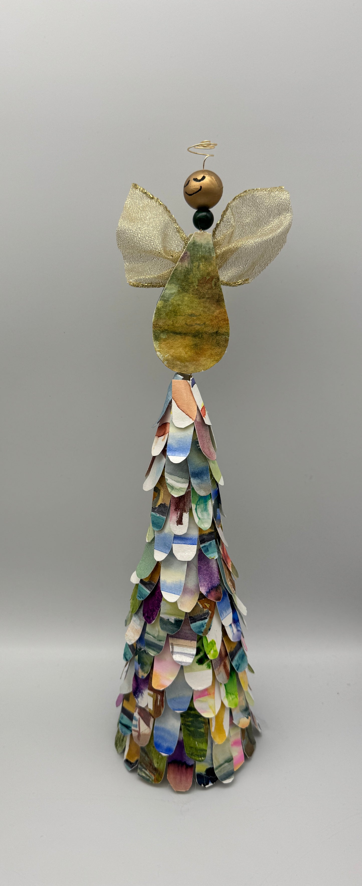 Susan Wright- Small Upcycle Tree Angel