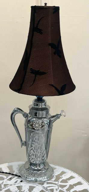 Timothy Dooley-Vintage Cocktail Shaker Lamp
