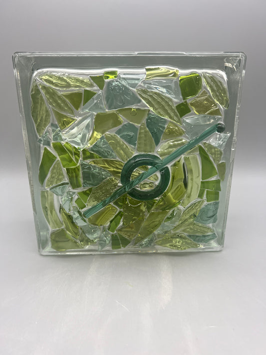 Rita Cutler -Green Glass Whisky Block