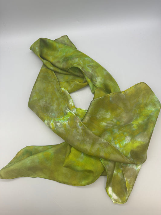 Robin Grabinska- Green Silk Scarf