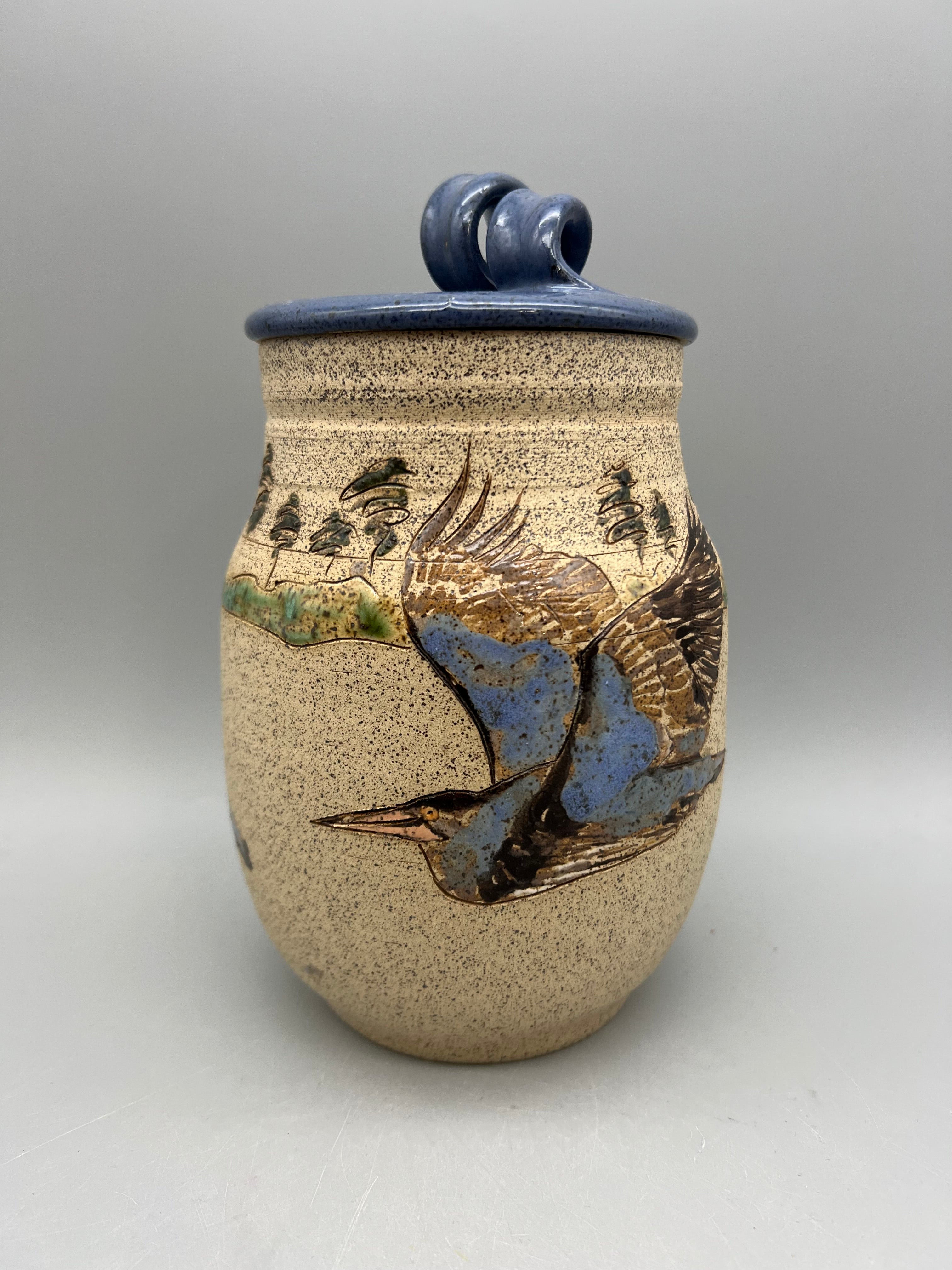 Alicia Daily-Heron Lidded Jar
