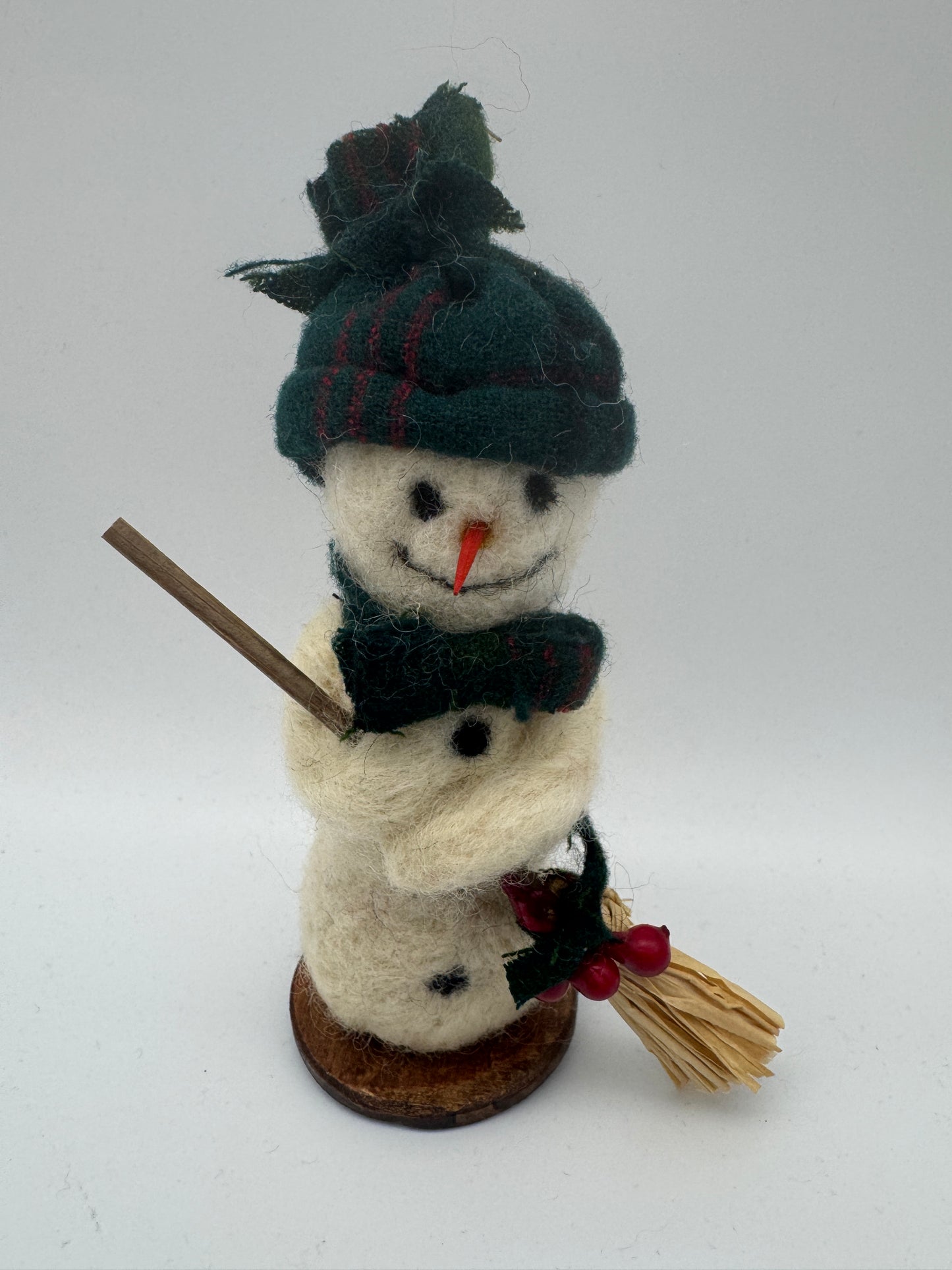 Judy Salatino-Snowman With a Broom